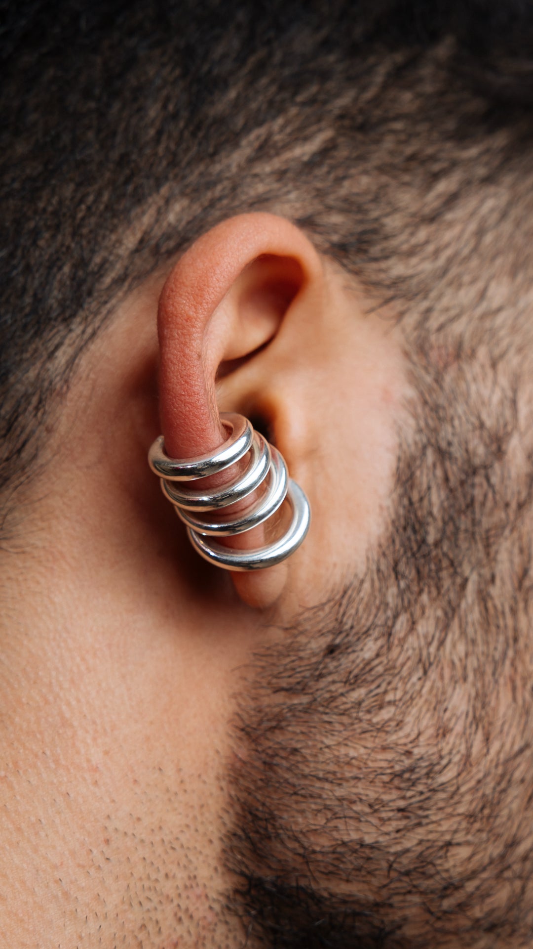 Set of 4 Sterling Silver Ear cuff