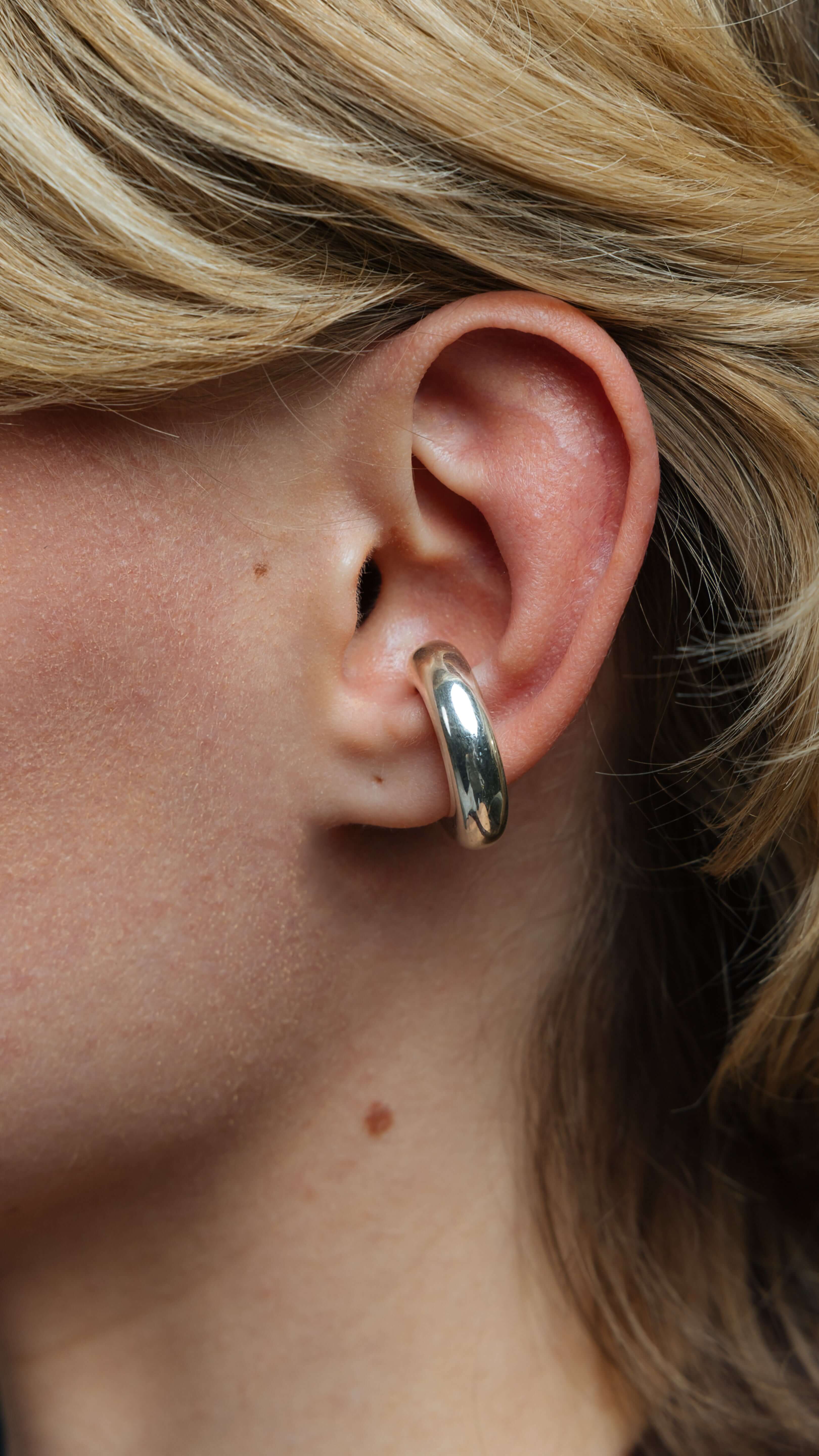 Earcuff Penis, handmade from 925 sterling silver