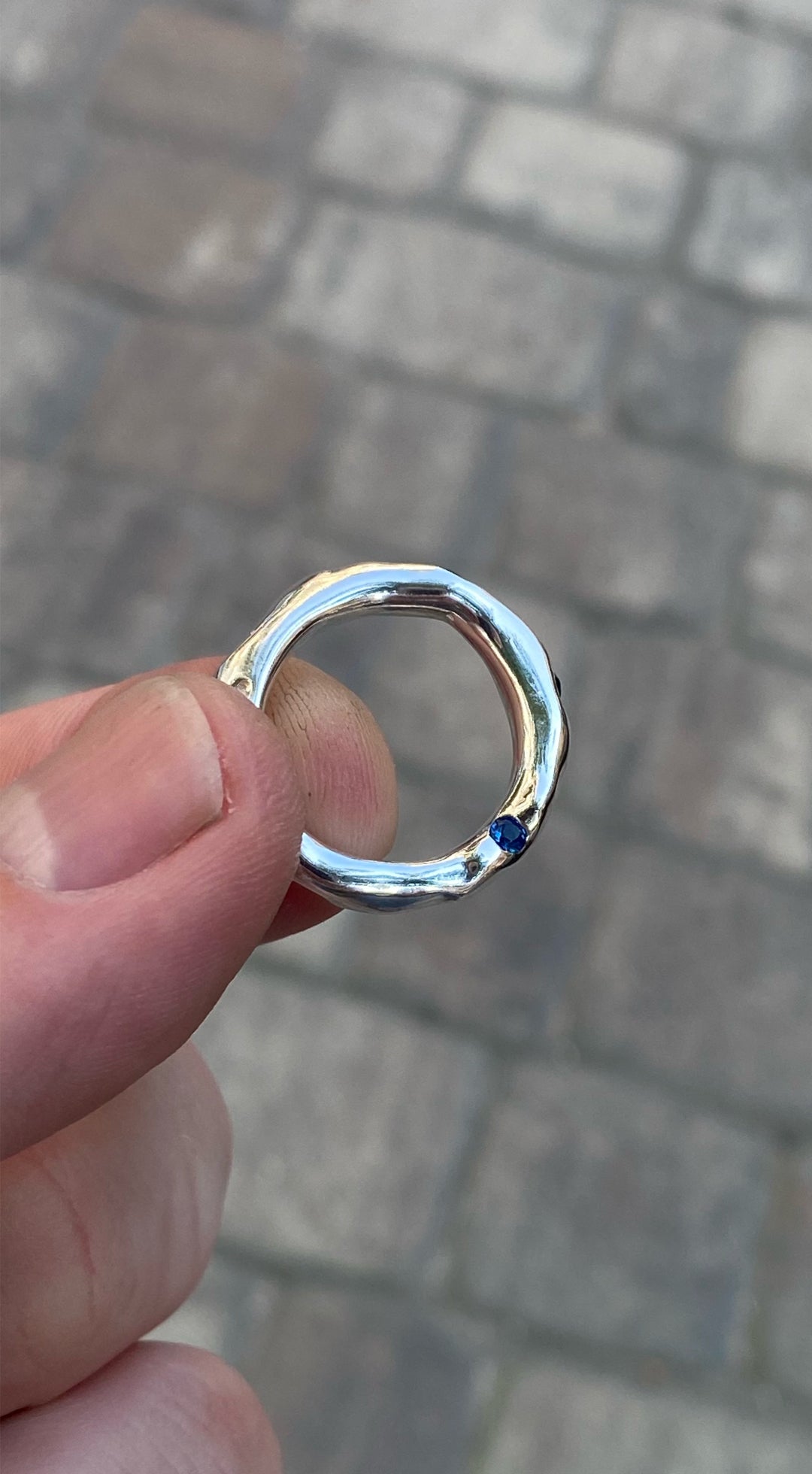 nan side view, handcrafted from handmade jewelry