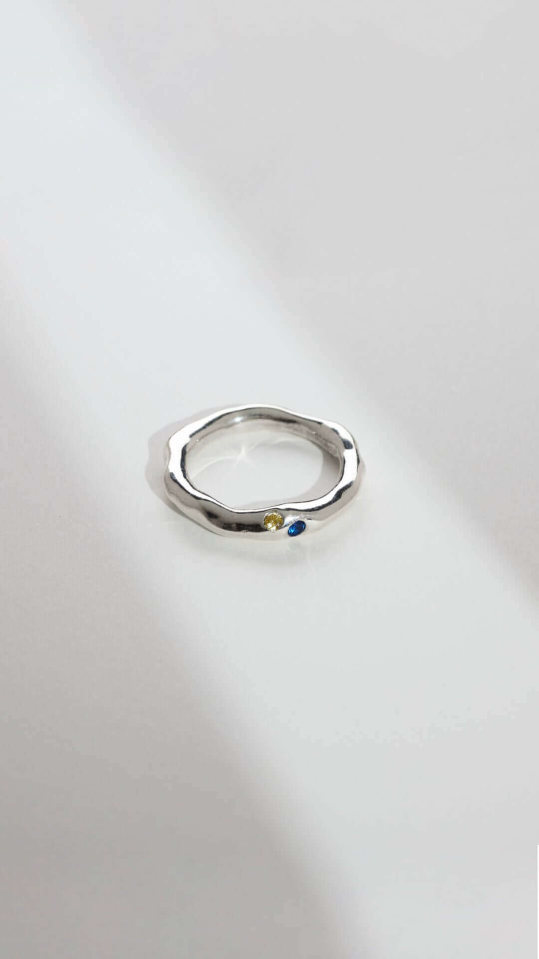 Silver Ring Duo, handmade from 925 sterling silver