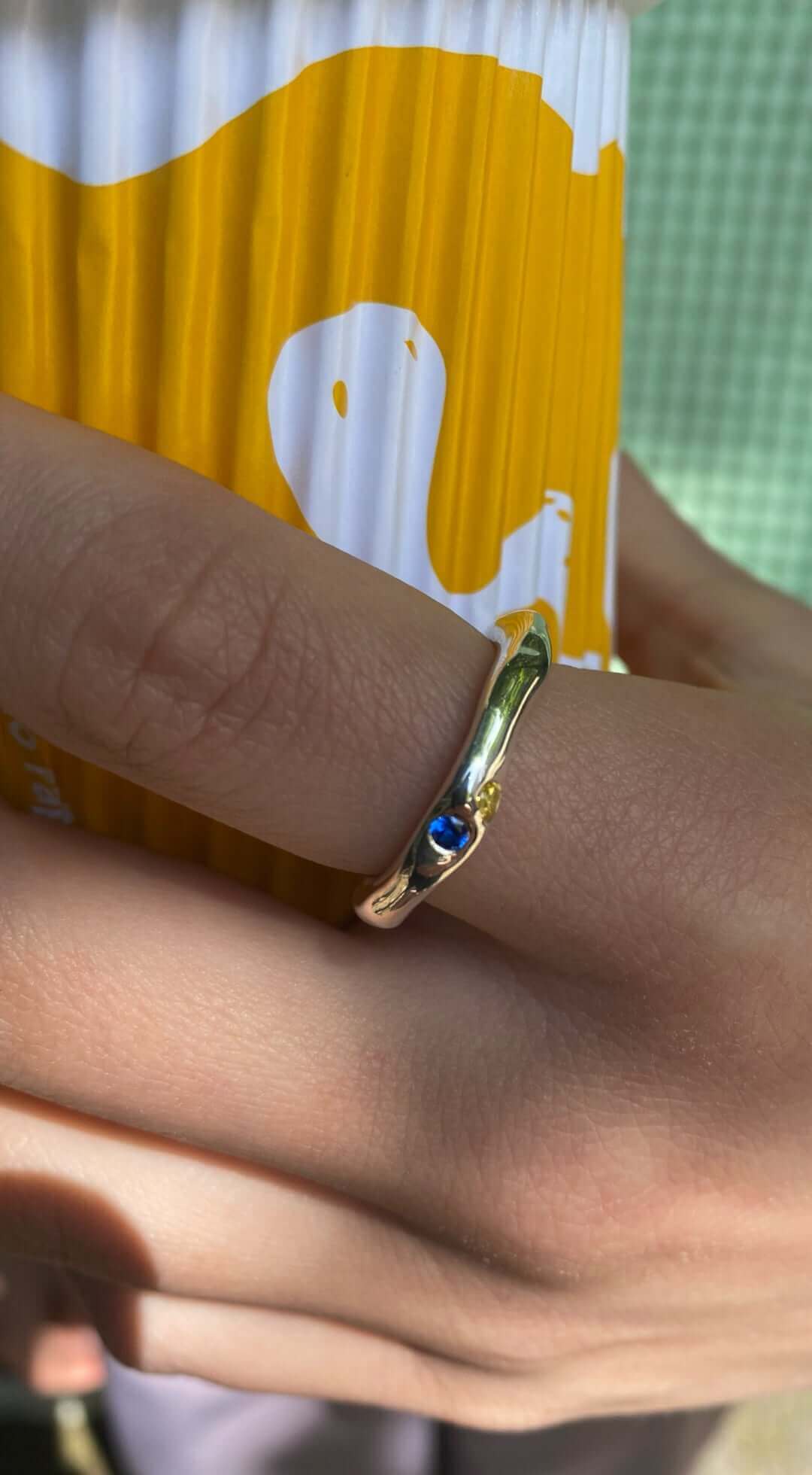 nan side view, handcrafted from handmade jewelry