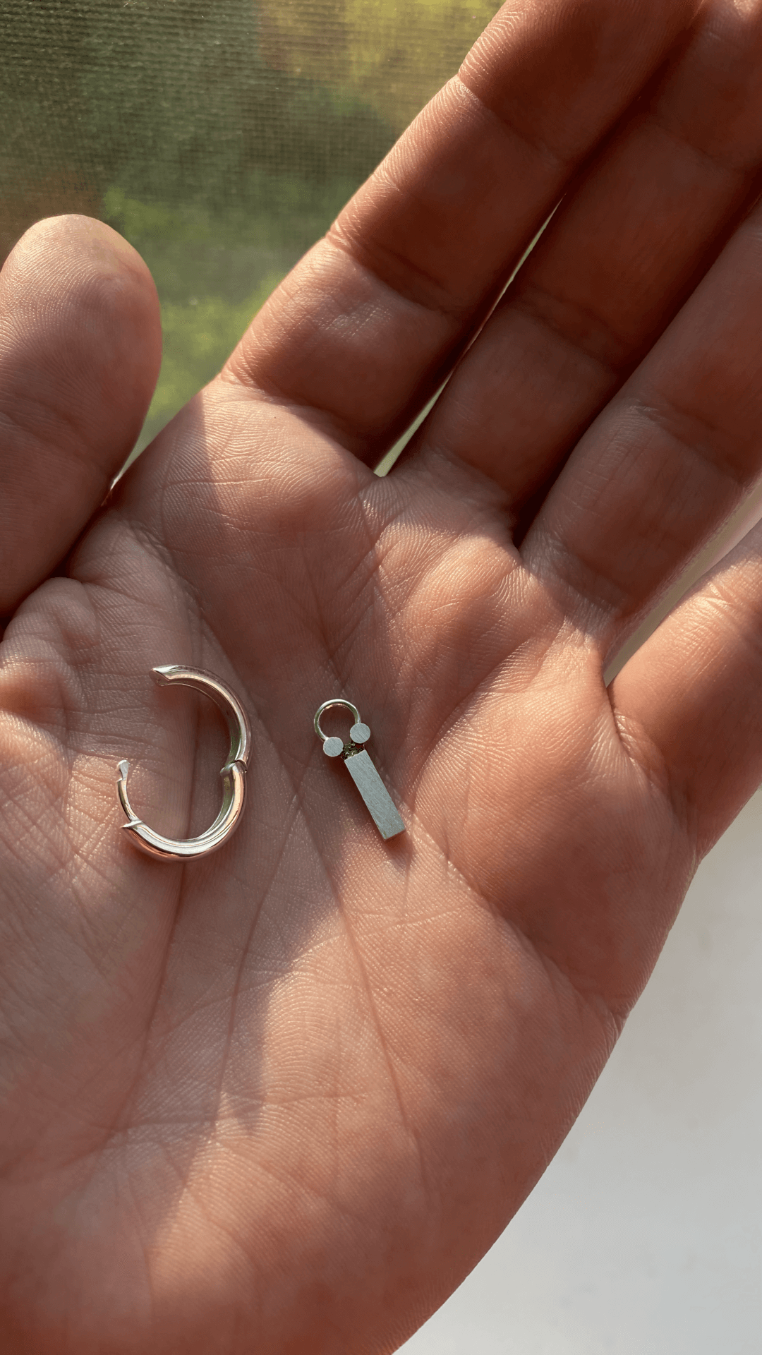 Stunning 12mm earrings with a pendant design that elevate everyday style