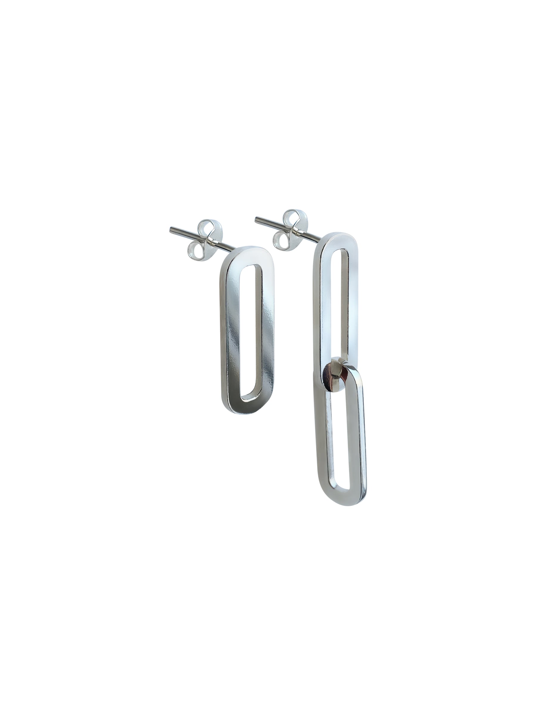 asymetry Paperclip Earring
