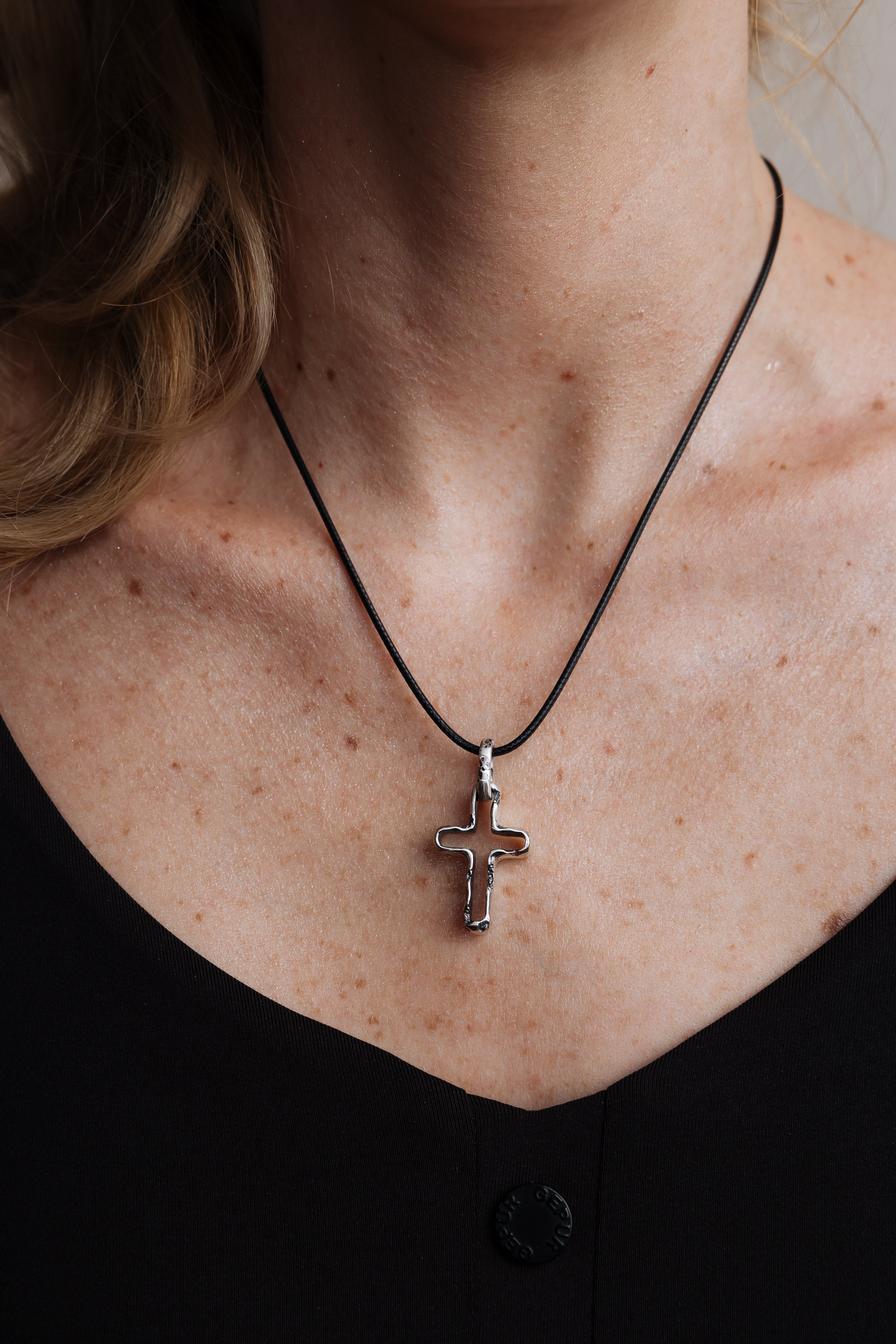 Hollow Cross Pendant