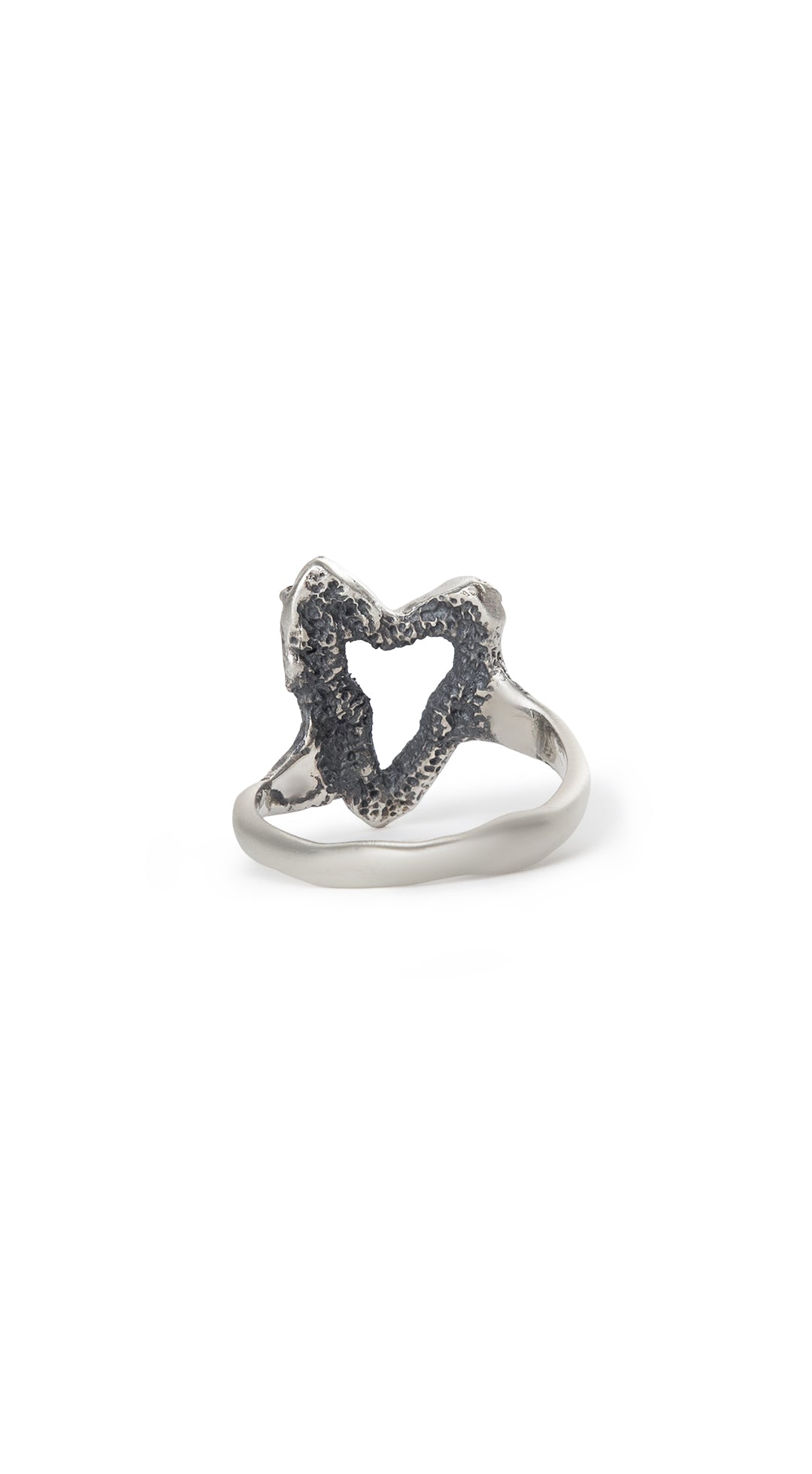 Heart Black Ring