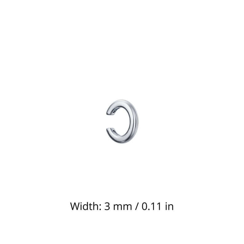 Single Cuff minimalist cuff earring featuring a polished detail, handcrafted design.