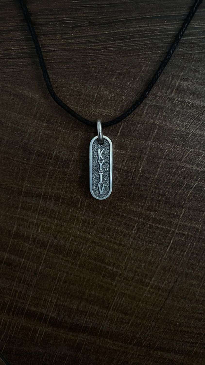 Sterling silver pendant inspired by Ukrainian heritage and culture.