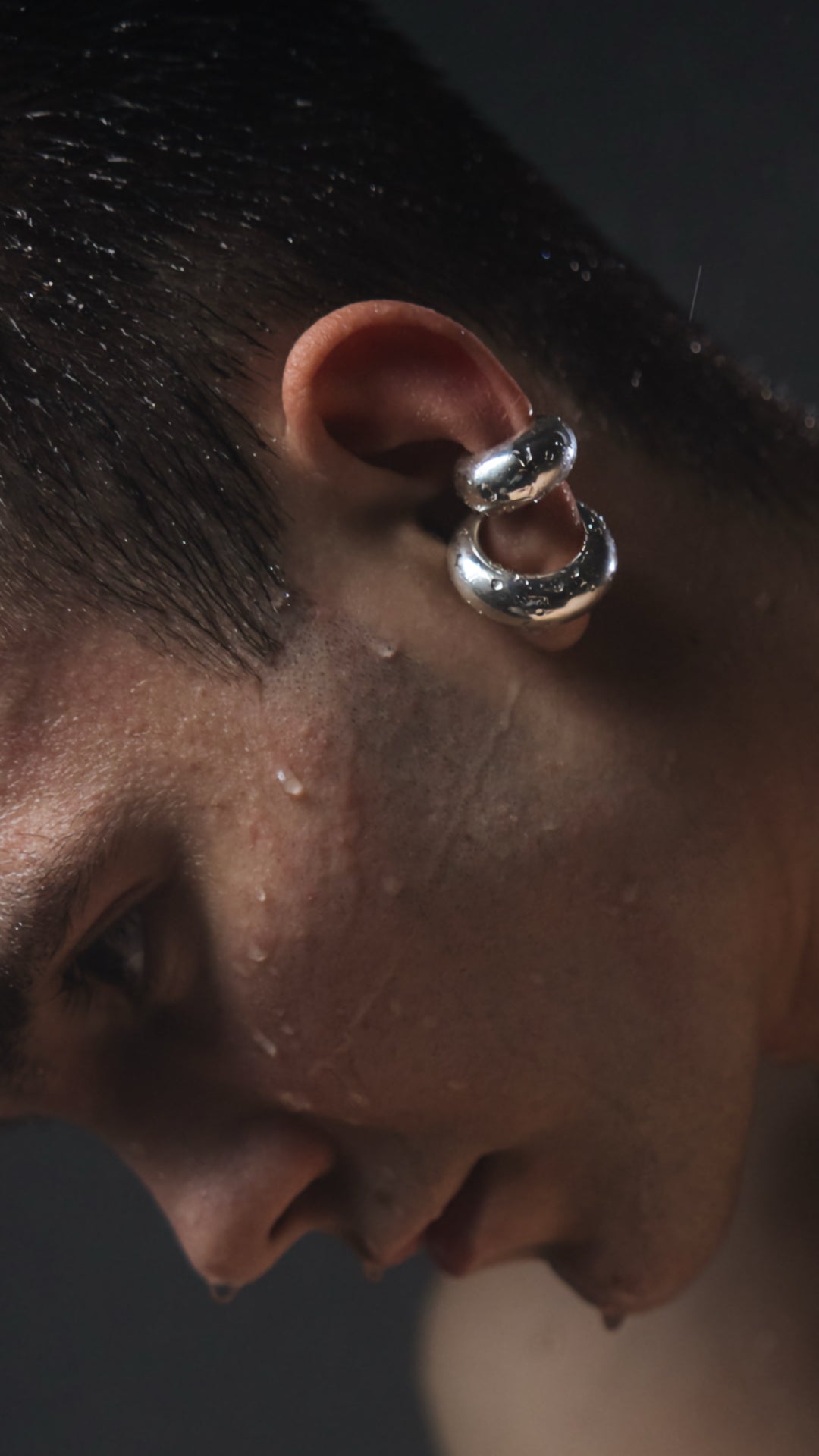 Domed Chunky Ear Cuff.