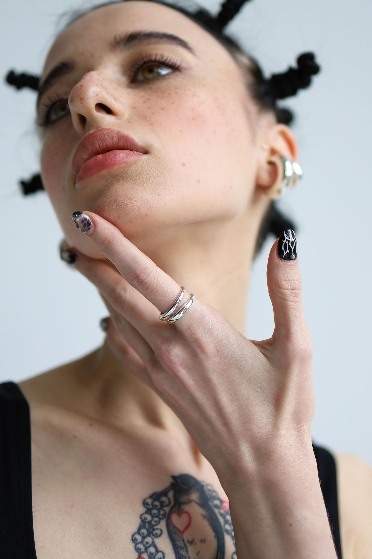 Ukraine-made jewelry with creative and distinctive ring designs.