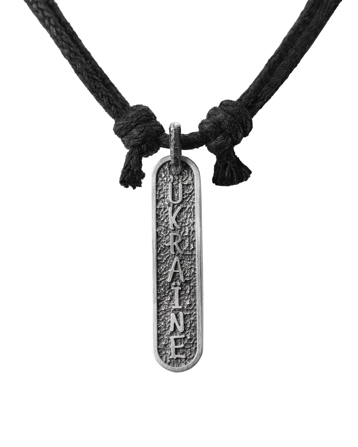 Sterling silver Ukrainian Tryzub pendant symbolizing national pride and historical resilience