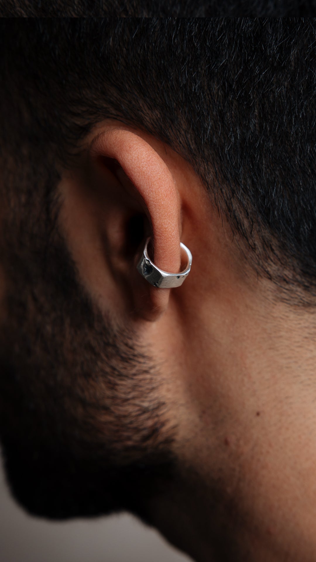 Screw Nut Cuff Earring