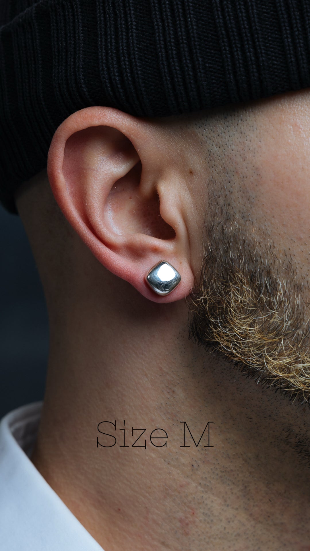 QUBE STUD EARRING